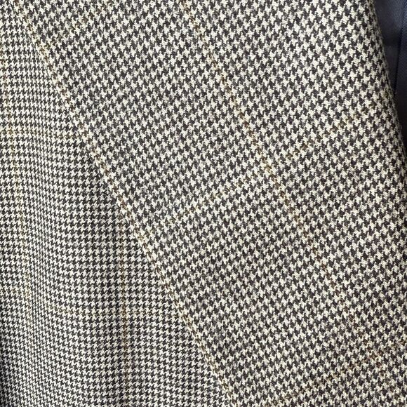 Hickey Freeman Diplomat Sample Sport Coat 40LG Houndstooth Wool Blazer USA Made - Picture 7 of 16